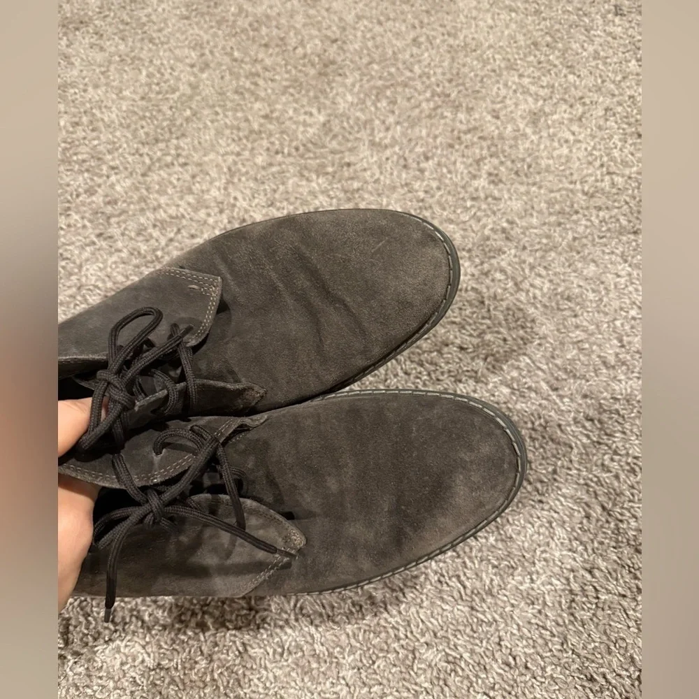 Nordstrom 1901 Made  in Italy Suede Leather Brown Chukka Boots ,‎ size 8.5 US